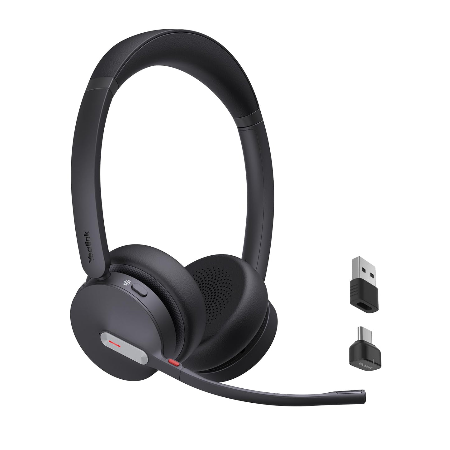 Yealink BH70 Wireless Bluetooth Headset with Microphone for Work, up to 35h Talking Battery Life, 3-Mic, 147g Lightweight Microsoft Teams Certified