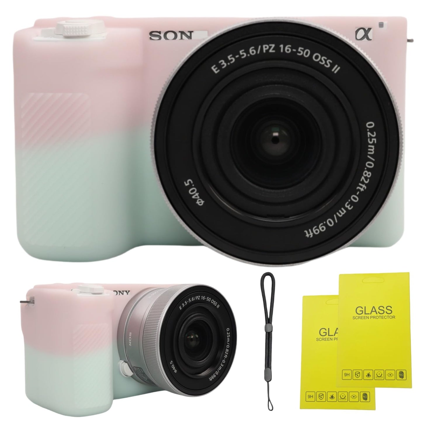 Camera Case for Sony ZV-E10 II/ZV-E10M2 Digital Camera,ZV-E10 II Soft Silicone Protective Bag,Anti-Scratch Slim Fit Soft Sleeve with ZV-E10 II Screen