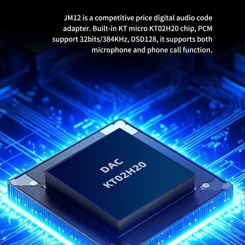 Girftu JCALLY JM12 Type C USB C to 3.5mm DAC Chip KT02H20 Dongle DSD128 Silver-Plated Conductor Digital Audio Adapter
