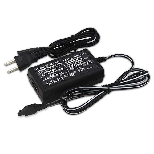 AC Power Adaptor Charger Compatible with Sony DCR-DVD92, DCR-DVD103, DCR-DVD203, DCR-DVD403, DCR-DVD803 DVD Handycam Camcorder