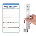 SOULWIT 5-Pack Self Adhesive Power Strip Holder, Surge Protector Fixator Wall Mount Punch Free Cable Management System for Remote Control Router