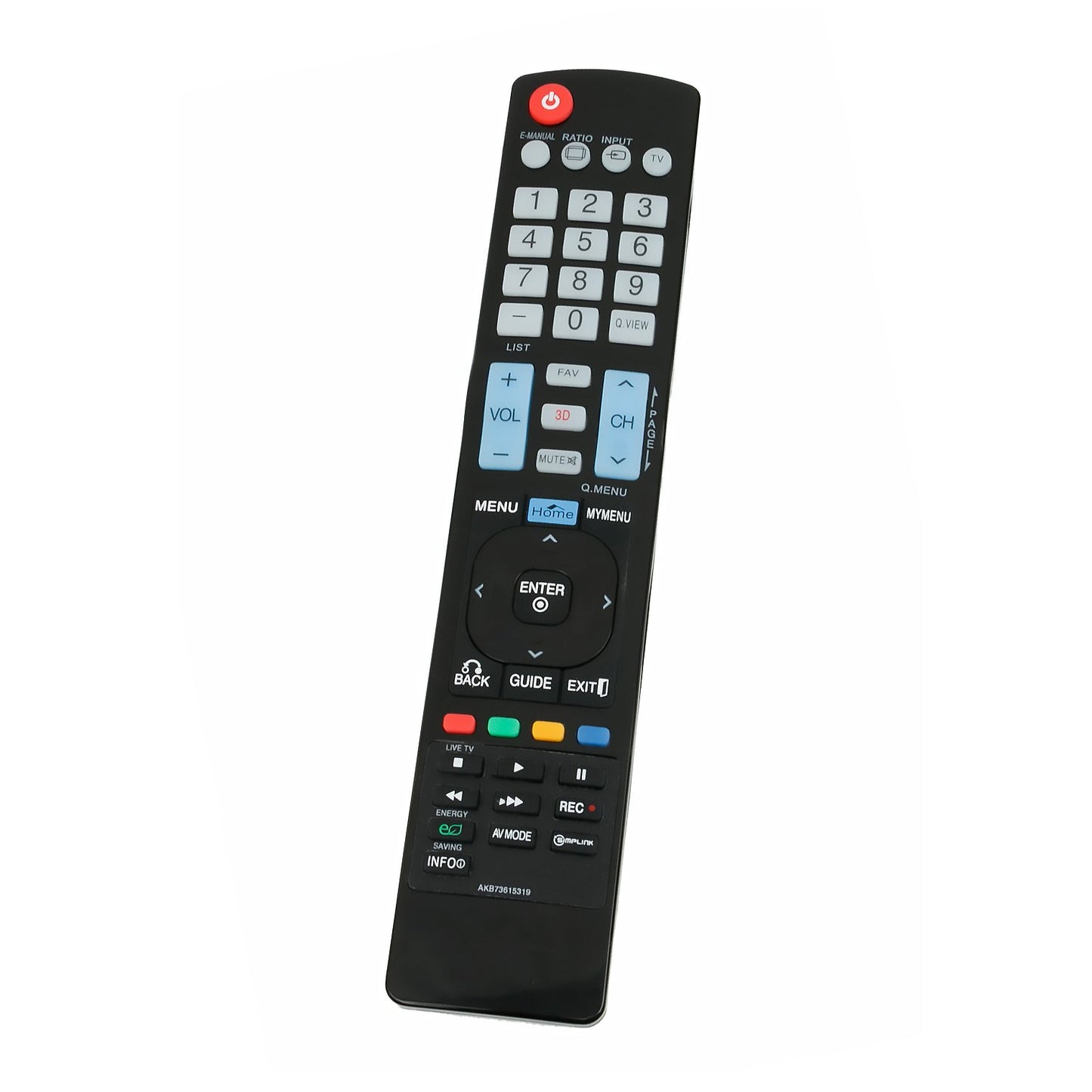 AKB73615319 Replace Remote Control fit for LG TV LED LCD HDTV 32LM6400 42LM6400 42LM6700 42LM7600 47LM6400 47LM6700 47LM7600 55LM6400 55LM7600