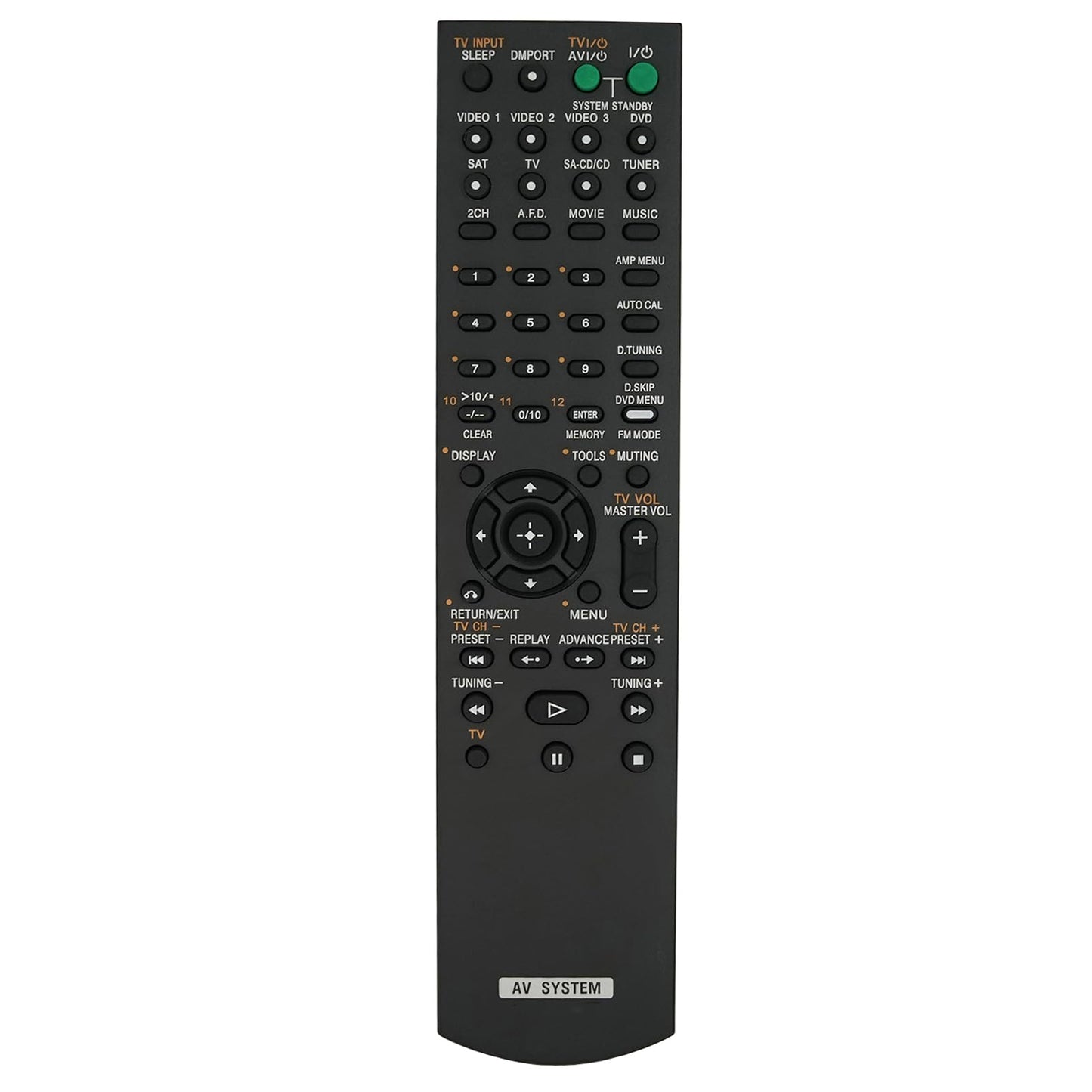 Replacement Remote Control Fit for STR-DE698 RM-AAP061 148937411 STR-DH820 for Sony Surround Sound A/V AV Receiver