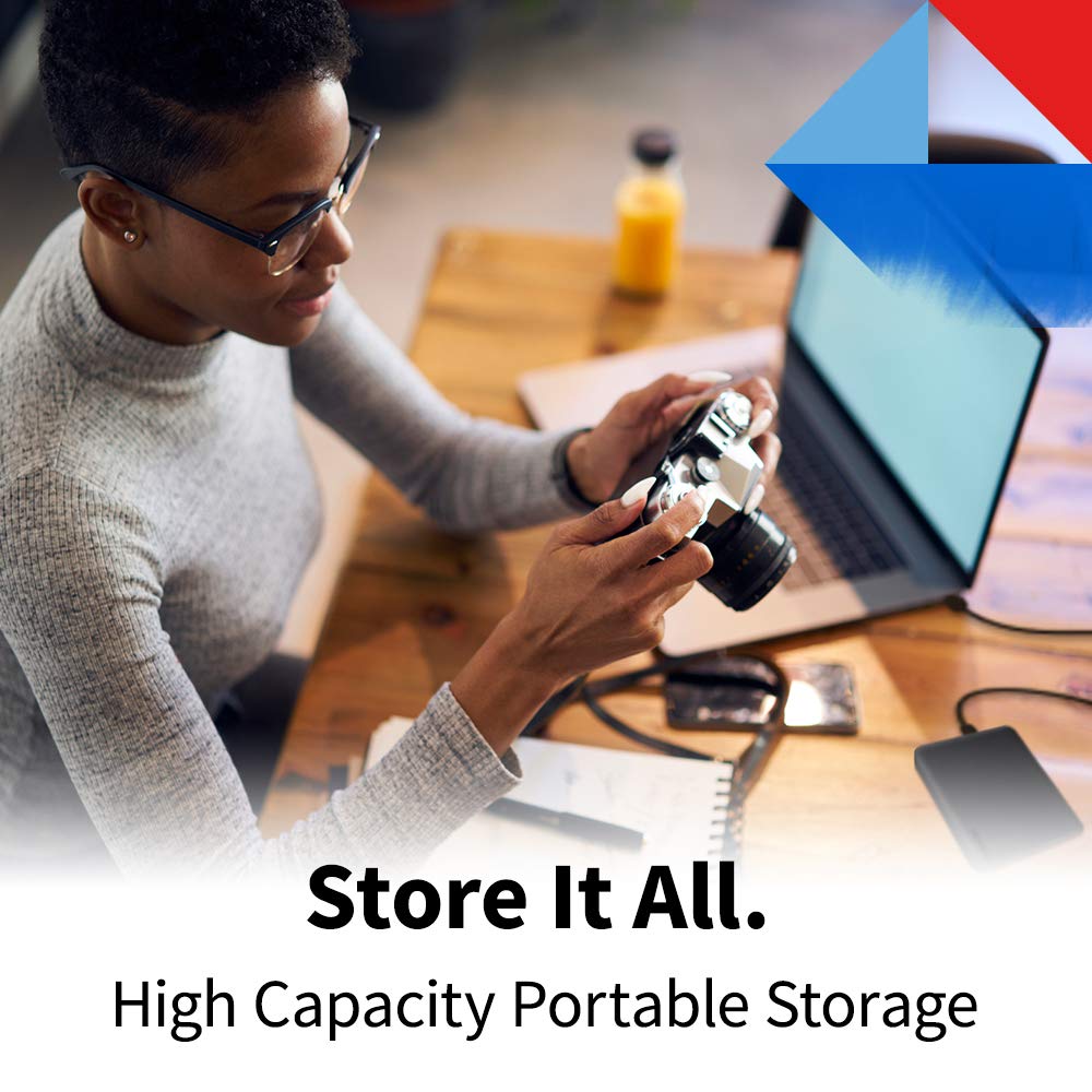 Toshiba Canvio Advance 2TB Portable External Hard Drive USB 3.0, Red - HDTCA20XR3AA