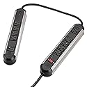 Fellowes 99082 Surge Protector,1250 Joules,10 Outlets,6-Ft Cord,Black