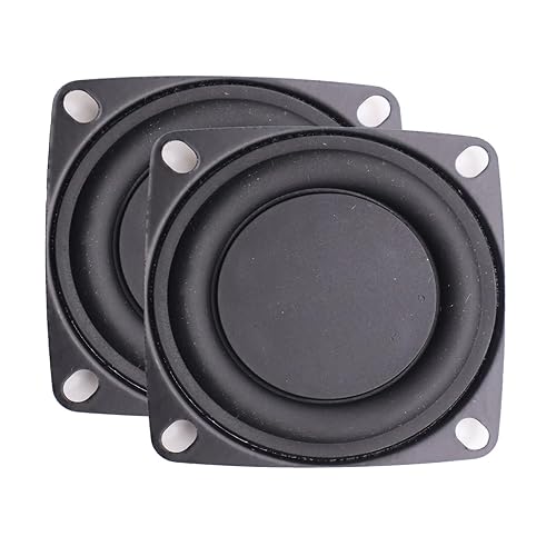 2Pcs 4 Inch Bass Passive Radiator Speaker Woofer Vibration Membrane Diaphragm Auxiliary Universal 4in for Passive Radiator Bluetooth Speaker