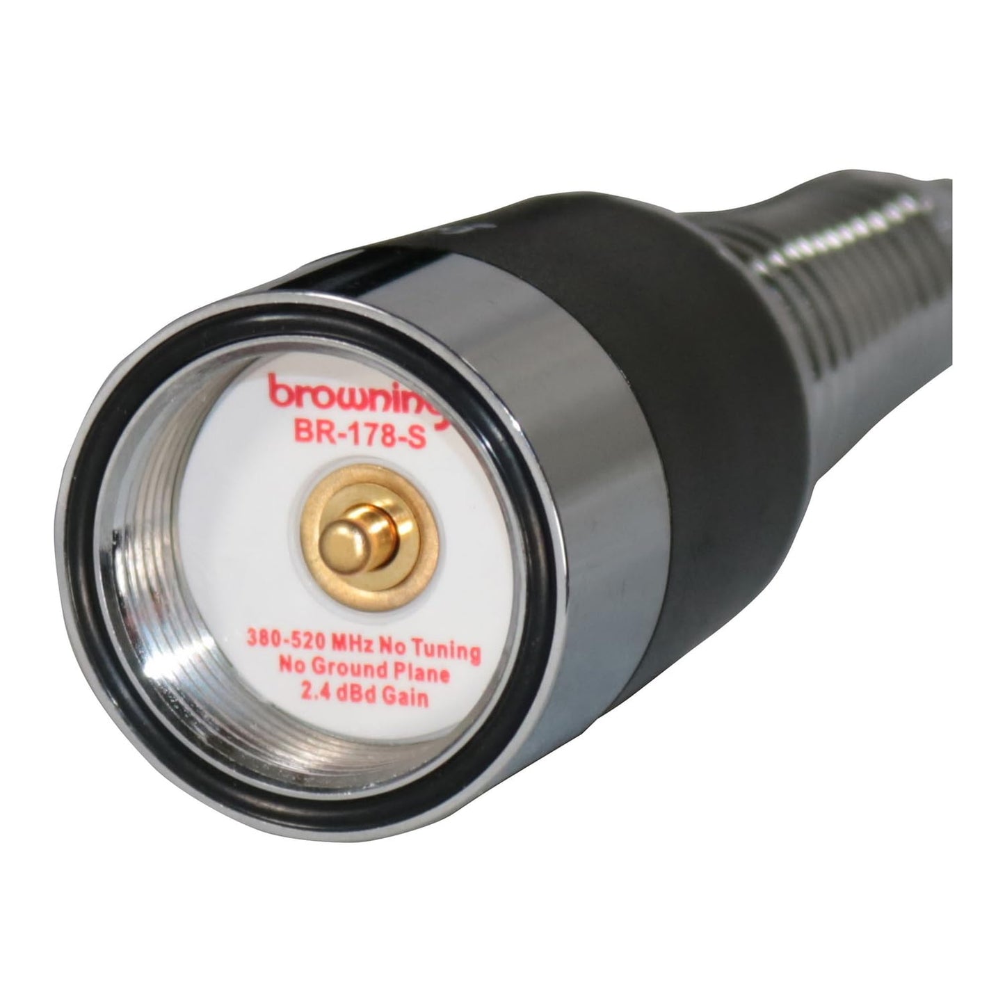 Browning BR-178-S Browning 160-Watt Wide-Band 380 MHz to 520 MHz Antenna with NMO Mounting Stainless Steel