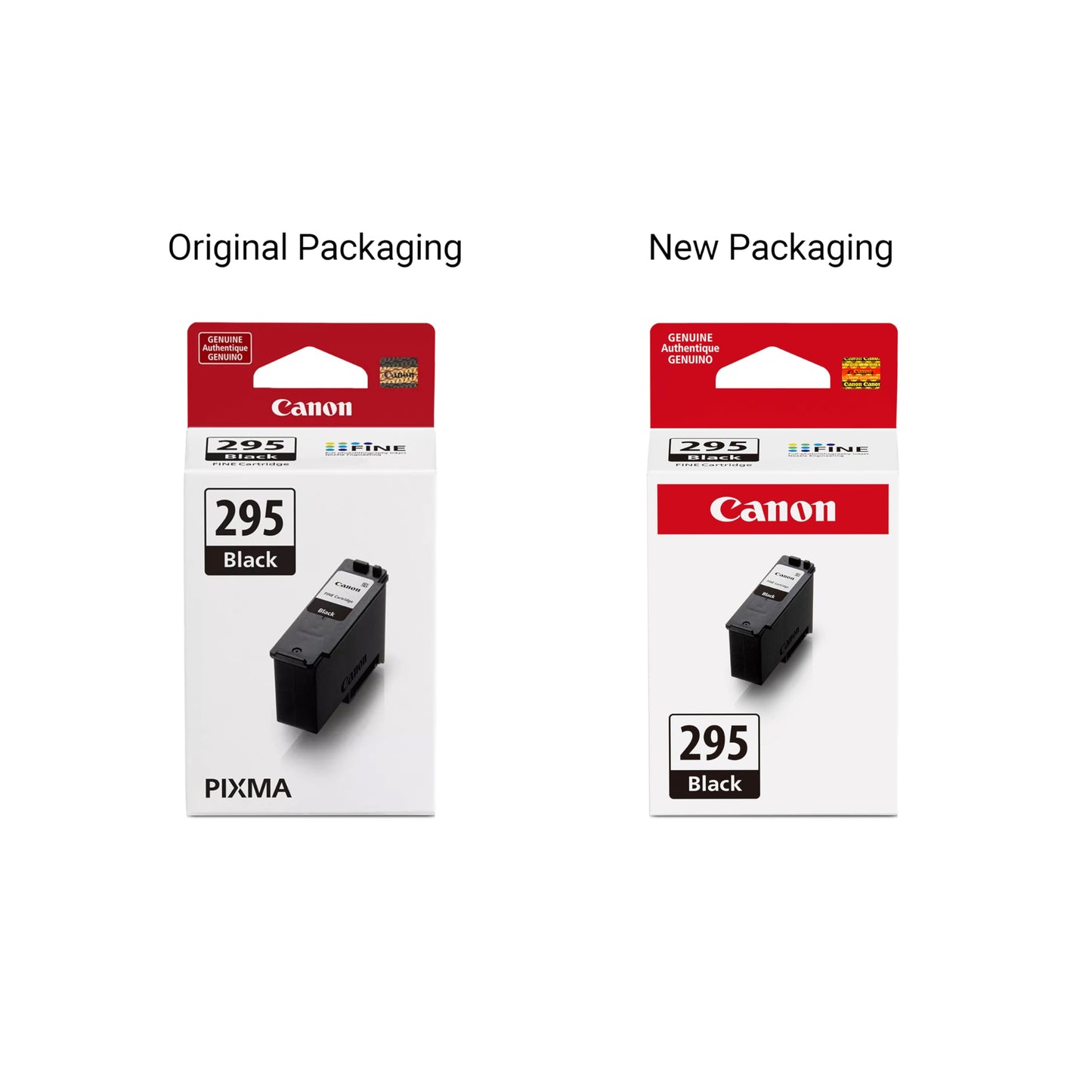 Canon PG-295 Genuine Black Ink Cartridge, Compatible with TR7120, TS6520, TS4320
