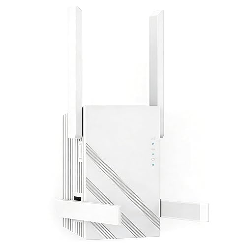 WiFi Extender Signal Booster, Dual Band 5GHz/2.4GHz, WiFi Extenders Signal Booster for Home with Ethernet Port, Up to 12880 sq. ft