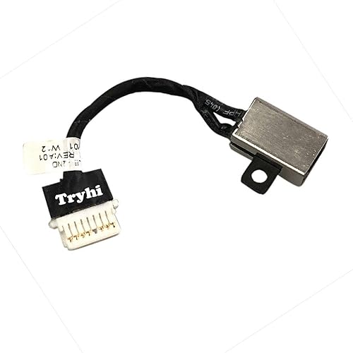 DC in Power Jack for Dell Inspiron 15 I7586-7205BLK 190707 450.0EZ0A.001 P84F P84F001 3X1VJW2 7386 7390 15 7586 17 7786 7791 Laptop Connector Plug in