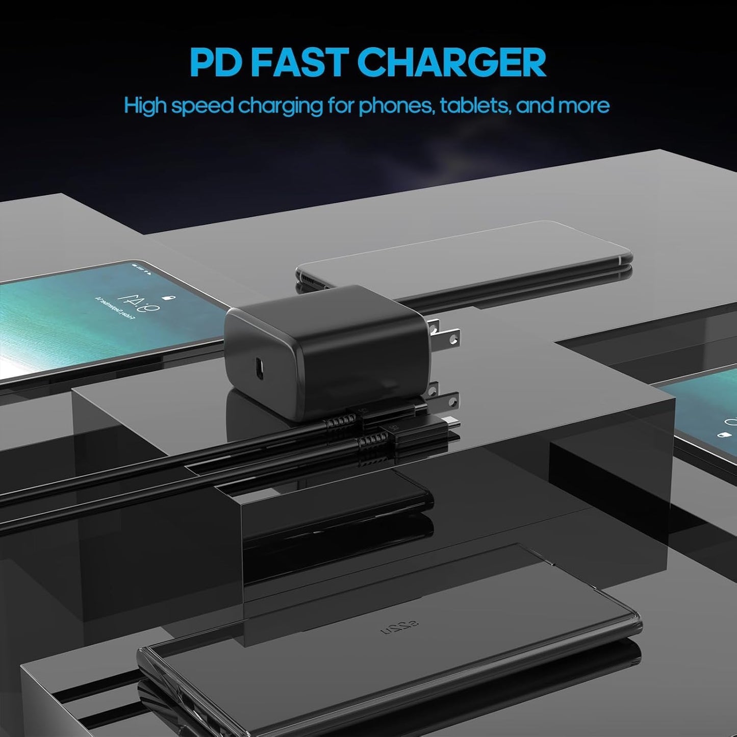 Samsung USB C 45W PD Super Fast Charger Type C Wall Adapter Quick Charging Block for Samsung Galaxy S26 Ultra/S26/S26+/S25 Ultra/S25/S25+/S24