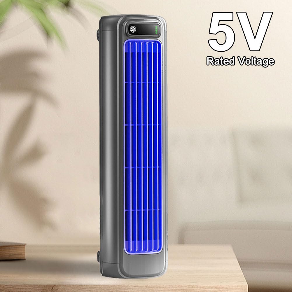 QUNZIDRESS Portable Air Conditioner Cooling Fan Quiet with 3 Speeds, 2026 New Wall Mounted Fan, Portable Usb Desk Fan, Quiet Small Room Fan for Home
