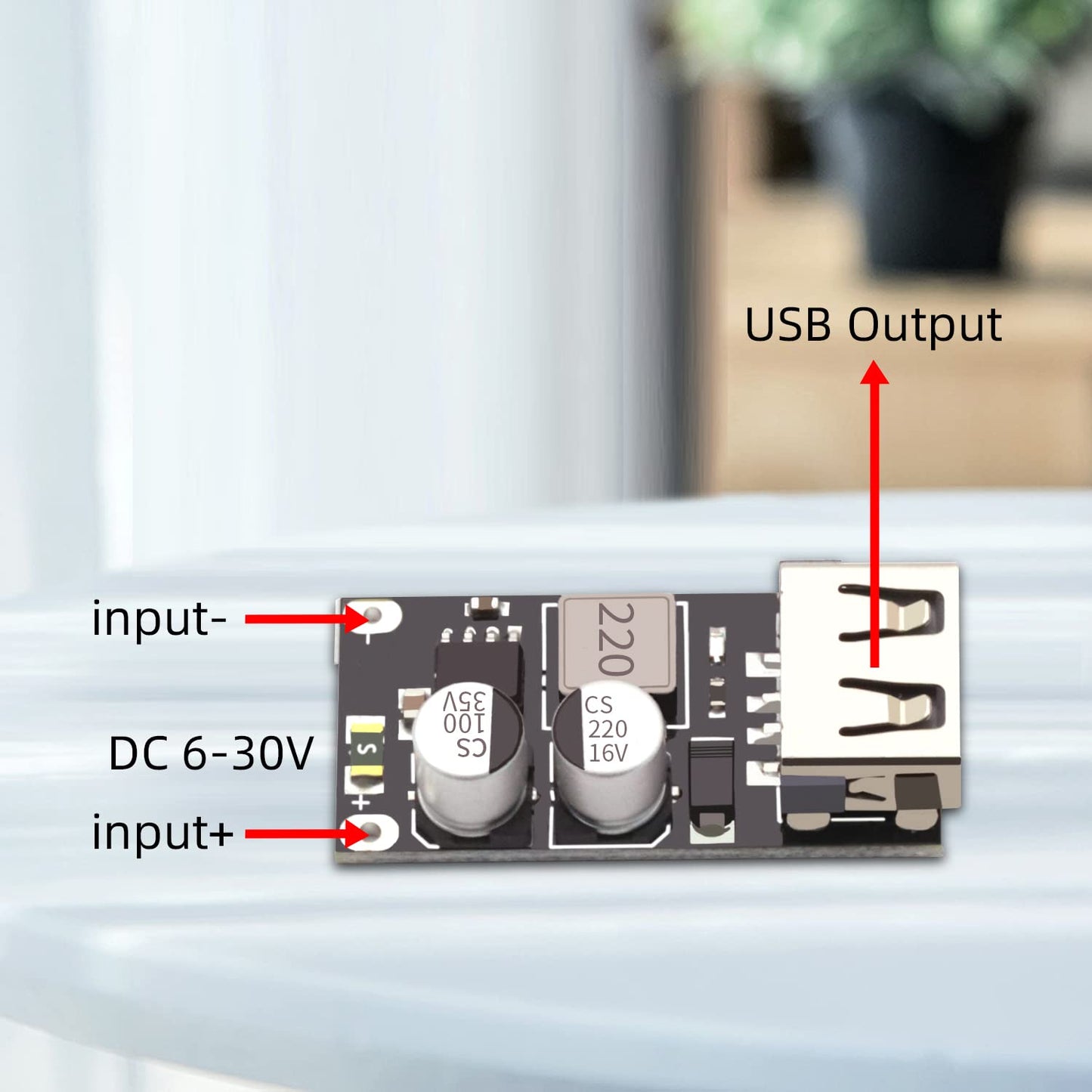 V TELESKY 6 Pcs USB Buck Power Supply Module DC-DC Fast Charging Power Board, 6V12V24V32V to 5V QC3.0 Charging Circuit Board for iPhone Huawei…