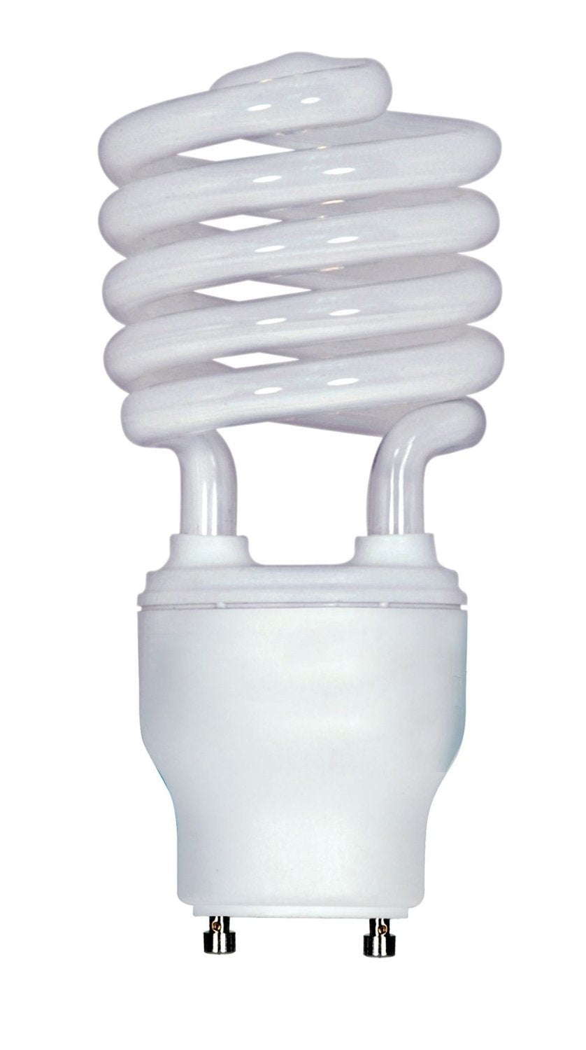 (2-Pack) Satco S8207 26-Watt 2700K GU24 Base Mini Spiral Compact Fluorescent Lamp, 120W Equal2