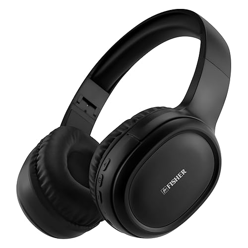 Fisher Active Noise Cancelling Headphones, Over Ear Wireless Bluetooth 5.3 w Microphone, Lightweight Comfortable Headset for Home Travel, 16H…