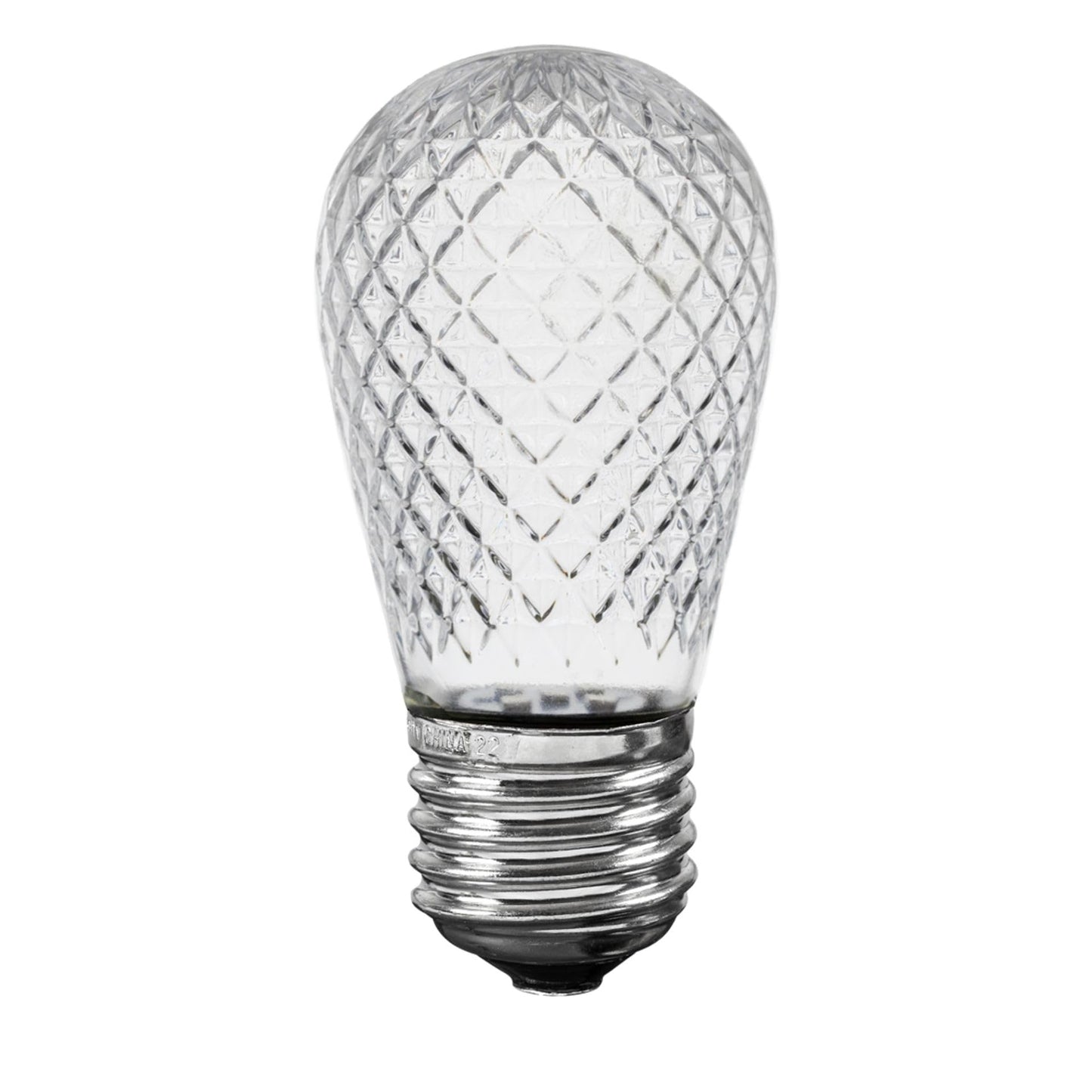 Novelty Lights 25 Pack Warm White LED S14 Outdoor String Light Bulbs