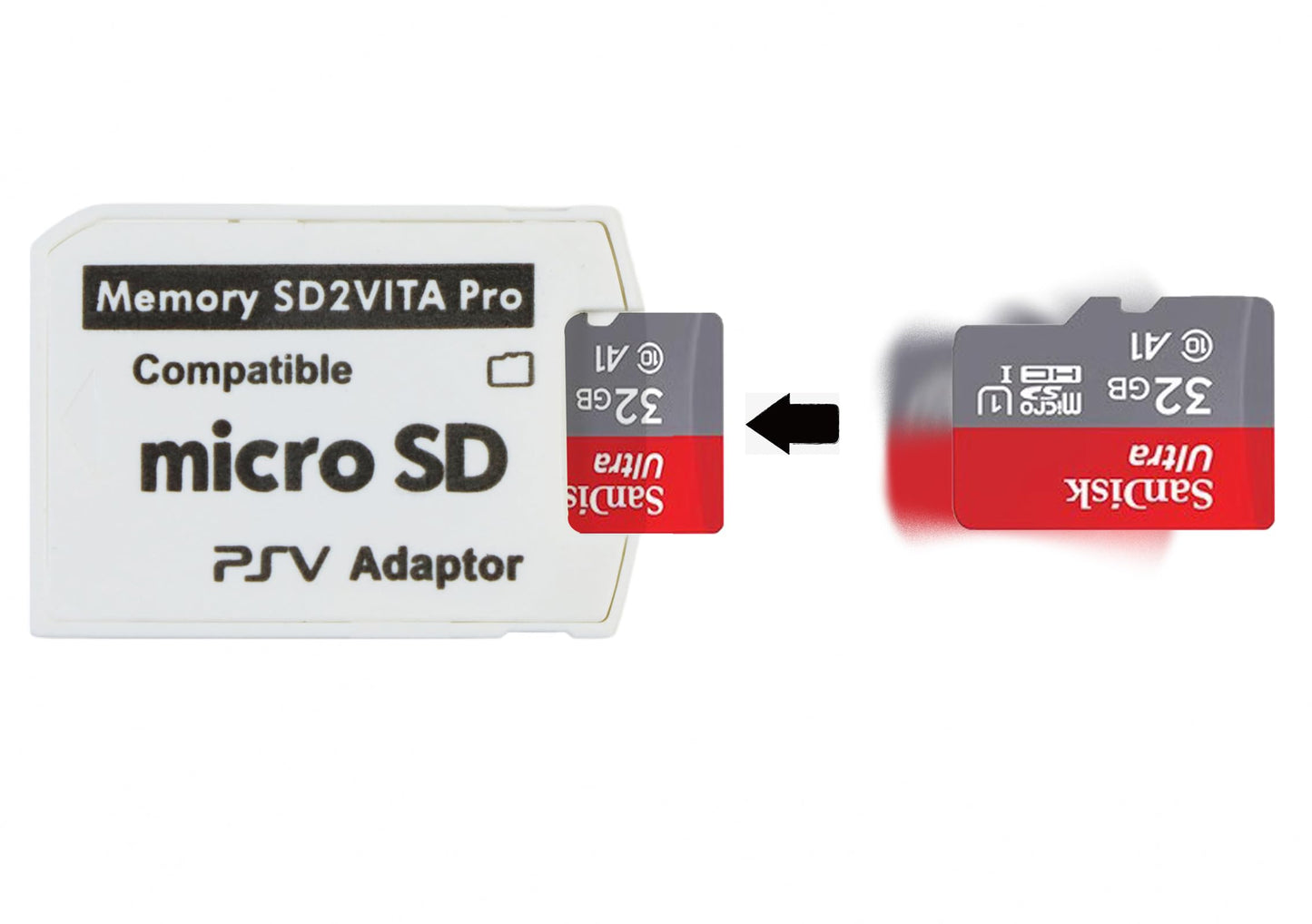 Hyamass SD2Vita Pro 5.0 PS Vita SD Card Adapter for PS Vita Memory Card - Compatible with PS Vita 1000/2000, PSTV, Firmware 3.60 HENkaku Enso