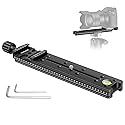 Neewer 200mm Professional Rail Nodal Slide Metal Quick Release Clamp for Camera