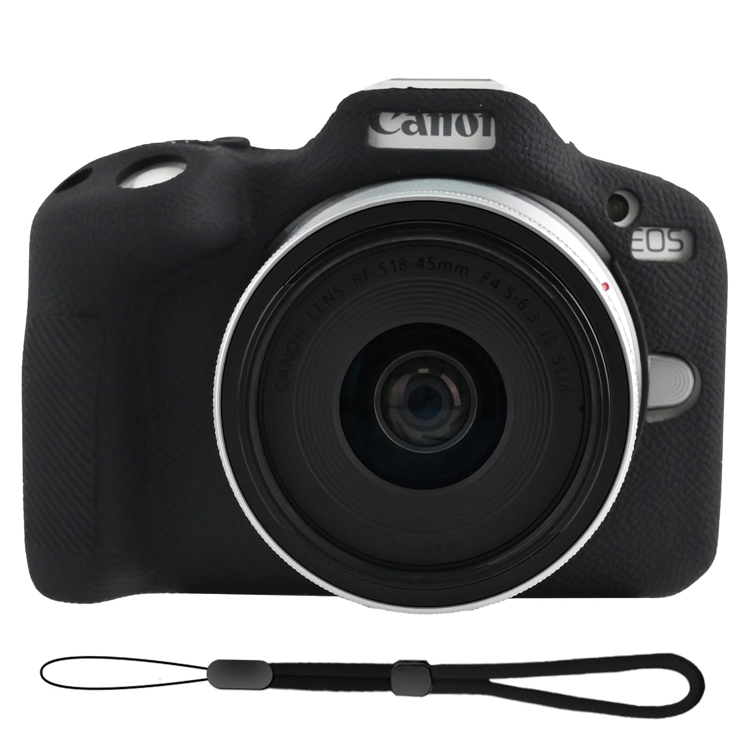 EONORY EOSR50 EOS R50 Camera Case Accessories Kit, Lightweight Silicone Protective Case with Strap Wrist, Anti-Scratch Slim Fit Soft Cover for Canon