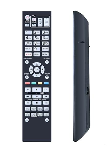 Replacement Remote Control for Panasonic DP-UB820 DP-UB420 DP-UB450 DP-UB9000 DPUB9000 DP-UB820EB DP-UB820-K DP-UB820EB-K DP-UB420K DPUB420K DPUB820K