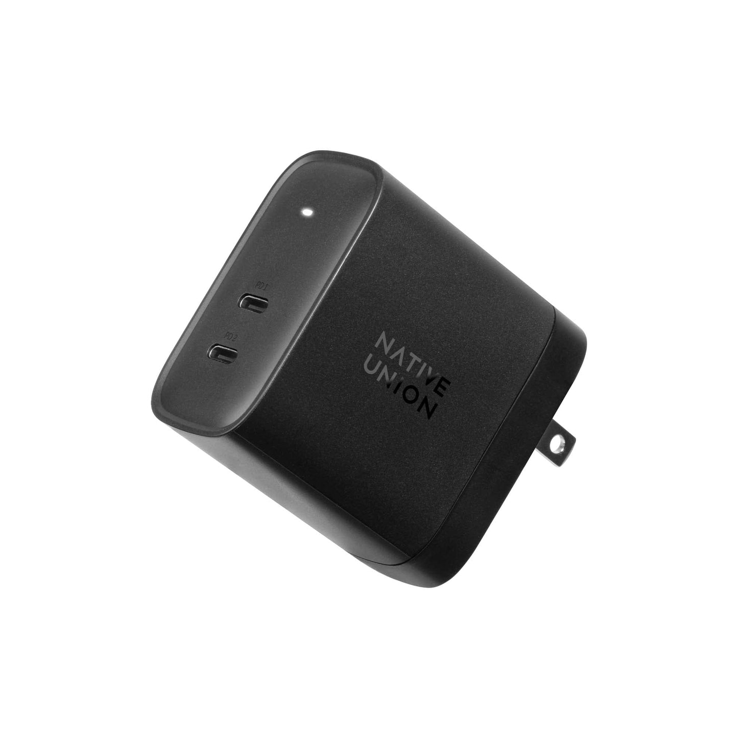 Native Union Fast GaN Charger PD 65W - Ultra-Compact Multi-Device Power Delivery Enabled USB-C Charger Up to 65W - for MacBook Pro, iPads, iPhones
