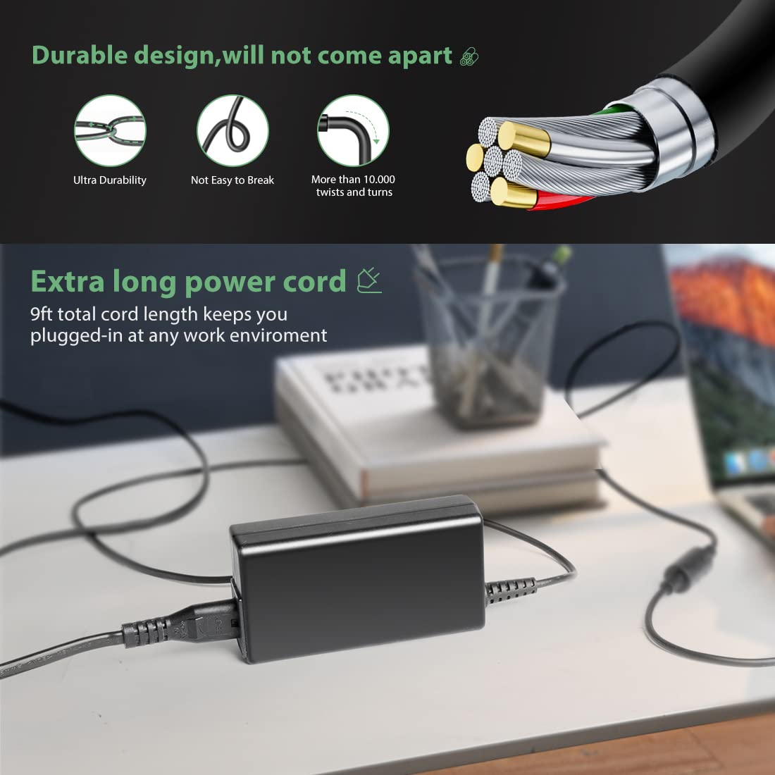 CASIMY 19V 3A AC DC Adapter Charger Compatible with AMD Ryzen Pro UM250 MINI PC ZOTAC Beelink SEI10 Mini Desktop Computer Intel NUC Kit Power Supply…