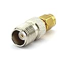 DGZZI 2-Pack TNC Female to SMA Male RF Coaxial Adapter TNC to SMA Coax Jack Connector