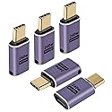 DORHEA 5Pcs USB C Extender Adapter Type-C OTG Adapter Straight Male to Female Extension Adapter 40Gbps PD 240W Data Converter for Laptop, Tablet…