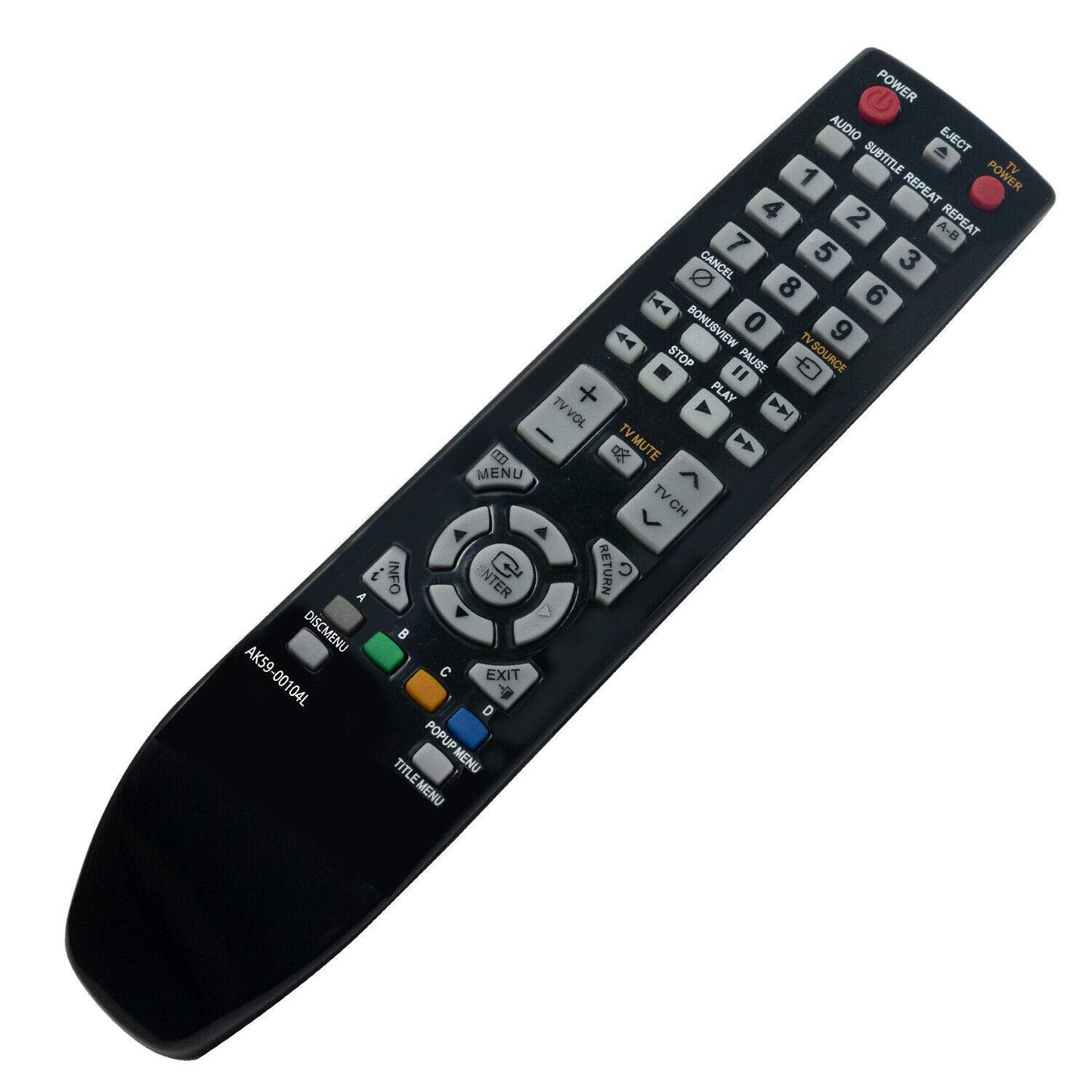 AK59-00104L Replace Remote for Samsung Blu-ray Player BD-P4600 BD-P3600 BD-P1600