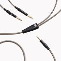 MEZE AUDIO | 2.5mm OFC Upgrade Balanced Cable for 99 Series | Silver-Plated OFC Copper | 2.5mm Male to Dual TS Mono 3.5mm Male Connector Plug | Cable