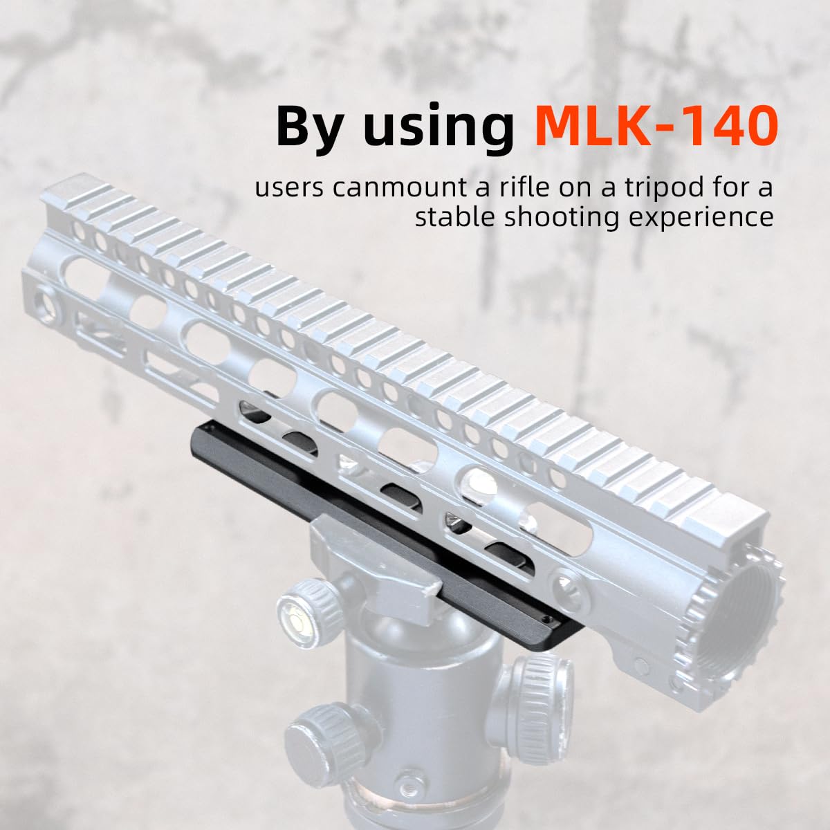 Arca Rail Mount, 9.45 inch Arca Swiss for Rifle Tripod Ballhead Quick Release Plate, Aluminum Arca Plate Compatiable RRS (9.45inch)