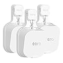 Wall Mount Bracket for eero 7, Space-Saving Outlet Wall Mount for Eero 7 Router, Cable Management, Fits Vertical/Horizontal Outlets | White (3 Pack)