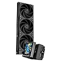 Thermalright Stream Vision 360 Black CPU Liquid Cooler, 3.5in Magnetic Embedded Fan LCD Screen, 640x480 Resolution,Freely Defined Display