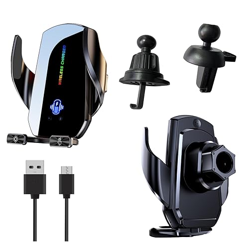 Wireless Car Charger,Phone Mount for Car Wireless Charger,15W Fast Charging Car Phone Holder Mount,Car Wireless Charger Universal Compatibility