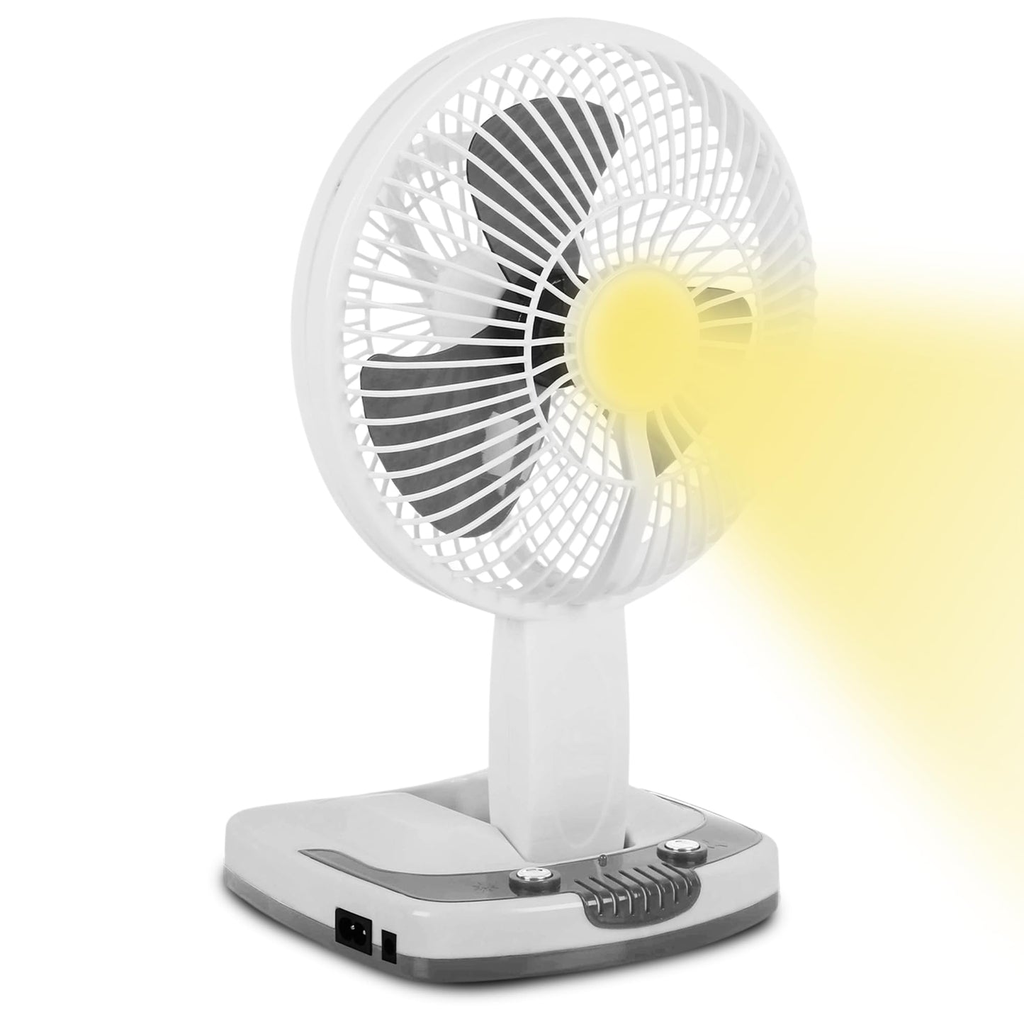 Technical Pro Adventure Series Rechargeable Desk/Wall Fan w/LED Work Lamp