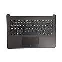 Replacement for HP 14-cm 14T-CM 14Z-CM 14-CK 14-ck 14-cm 14-dg 14q-cs 14q-cy Laptop Upper Case Palmrest Keyboard Assembly Part L23239-001 6070B1306301