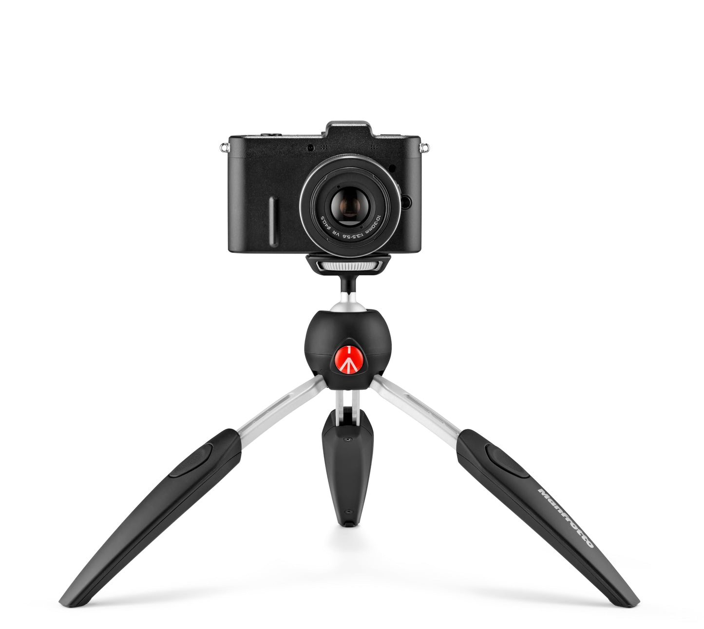 Manfrotto PIXI EVO 2-Section Mini Tripod, Black