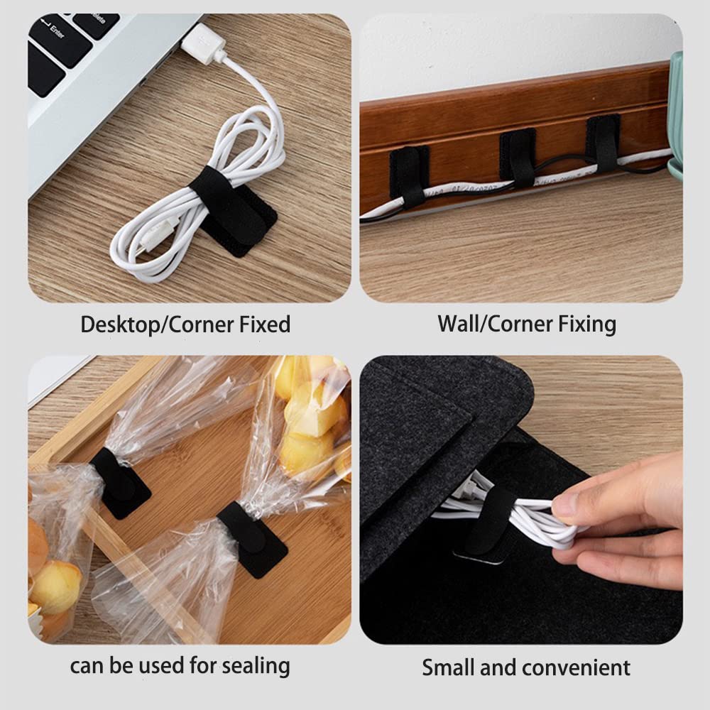 20Pcs Small 3M self Adhesive Wire Organizer Cord Hooks,Cable Wall Clips for Hanging,Wire Holder Clips for Cords,Cable Staples,Extension Cord