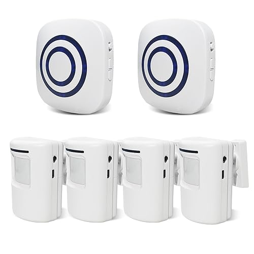 Long Range Wireless Driveway Alarm- Security Driveway Alert, Motion Detector Driveway Motion Sensor Alarm to Monitor and Protect Home Property (2