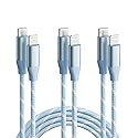 USB C to Lightning Cable 3 Pack 6FT Apple MFi Certified iPhone Charger Fast Charging Type c to Lightning Cable iPhone Fast Charger for iPhone 14 13…