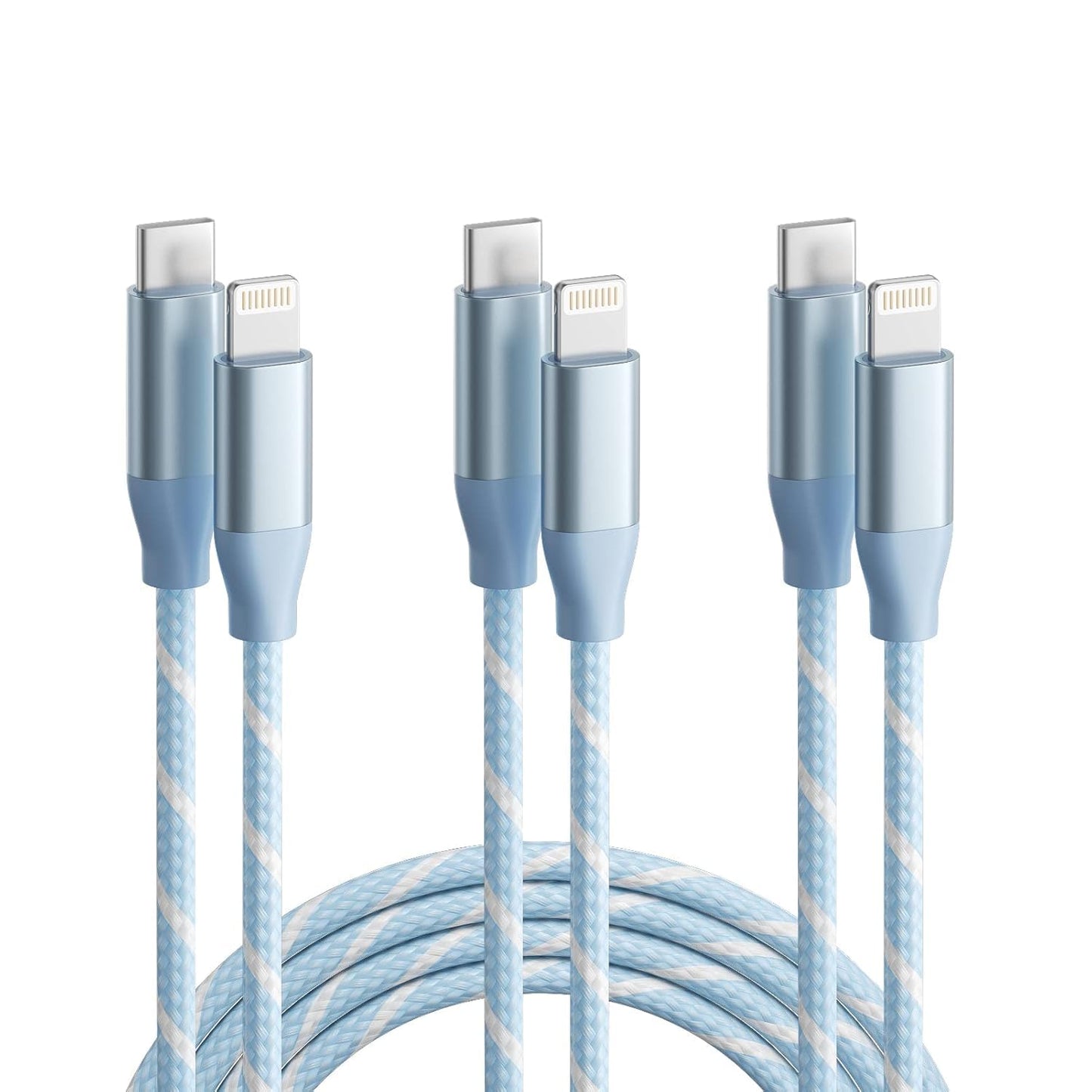 USB C to Lightning Cable 3 Pack 6FT Apple MFi Certified iPhone Charger Fast Charging Type c to Lightning Cable iPhone Fast Charger for iPhone 14 13…