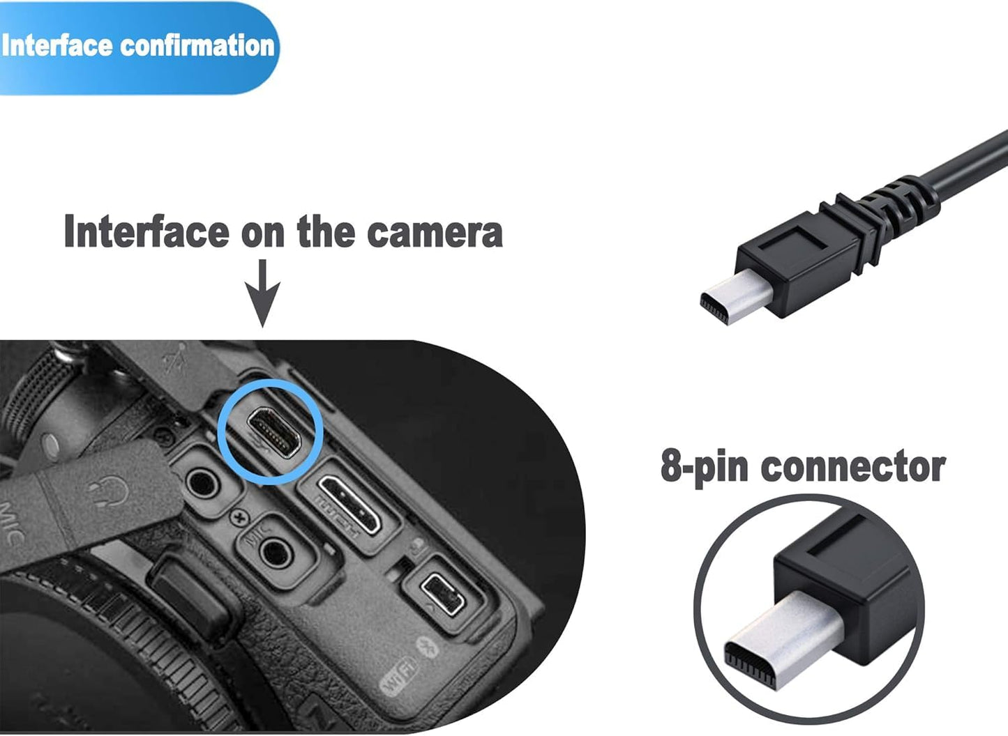 Compatible Nikon DSLR D3200 USB Cable - UC-E6 USB …