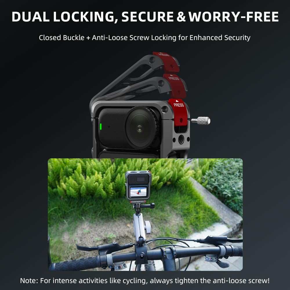 Honlyn Metal Protective Cage for DJI Osmo Nano, Rabbit Cage Expansion Aluminum Protective Frame Cage with Strap Camera Accessories