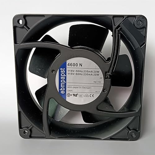 4600N AC High-Temperature Resistance Fan 4600 N 115V 235/230mA 20W 12CM 12038 Cooling Fan