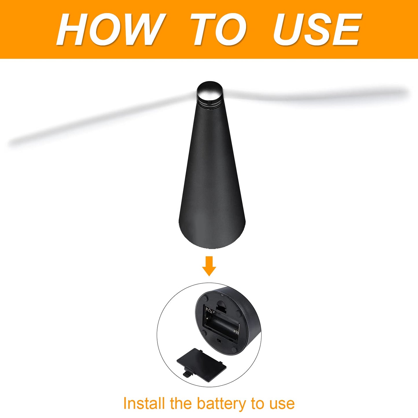PIAOPIAONIU 3 PCS Fly Fans for Tables,Portable Food Fly Fan Picnic Fans for Indoor Outdoor Meal for Party,Restaurant