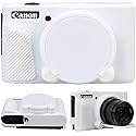 SZHSYJY Camera Case for Canon PowerShot SX740/ SX730 Digital Camera,Soft Silicone Protective Bag Removable Lens Cover,Anti-Scratch Slim Fit
