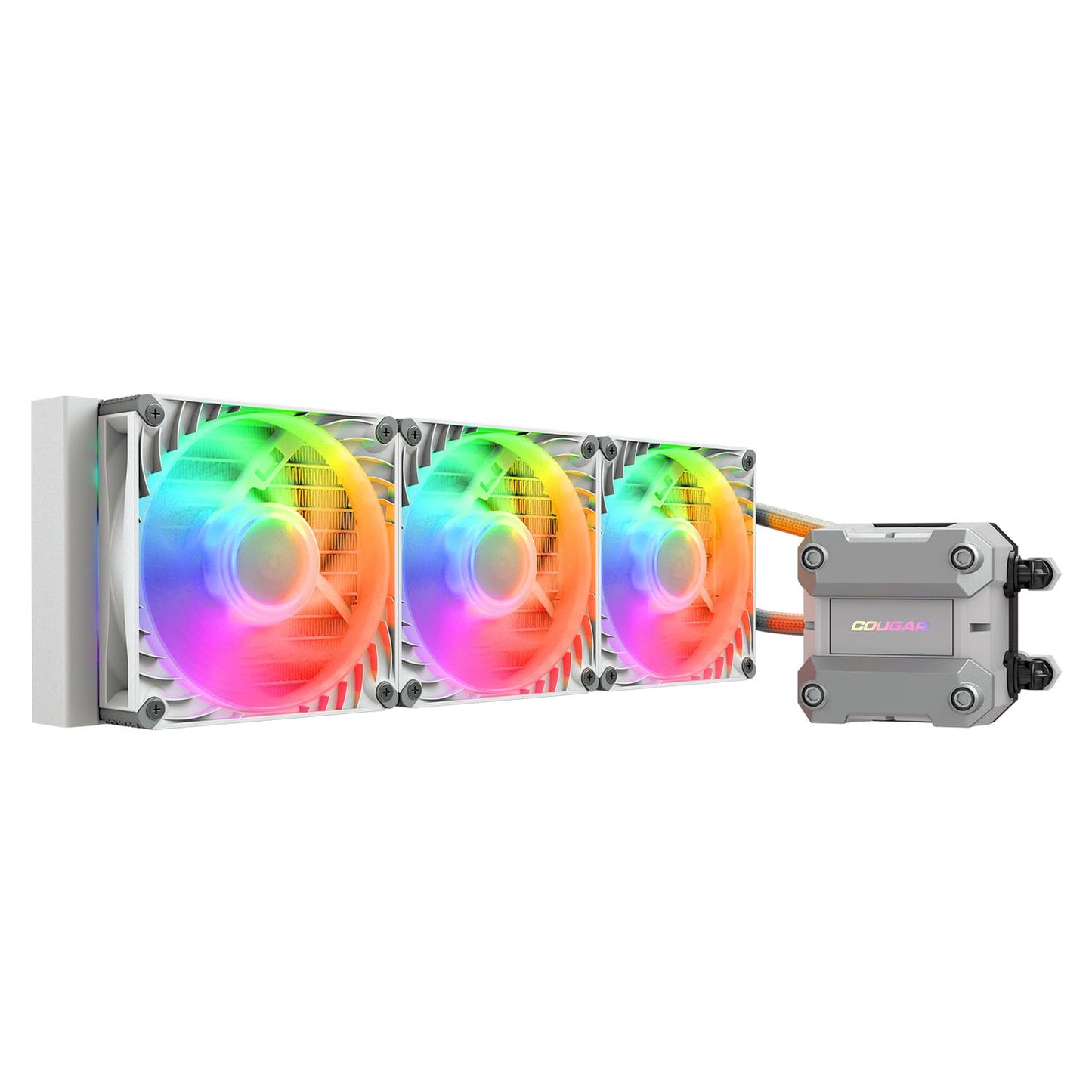 COUGAR Poseidon Ultra ARGB 360 AIO Liquid Cooler - PWM Fans with Optimum Airflow - High-Performance Pump - ARGB Sync - AMD AM5/AM4 and Intel LGA1851