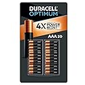 Duracell Optimum AAA Batteries with 4X Power Boost Ingredients, 30 Count