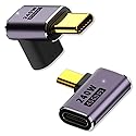 Cellet 90° Right Angle USB-C Adapter, 240W PD Fast Charging, 40Gbps Data Transfer, 4K@240Hz, 2-Pack