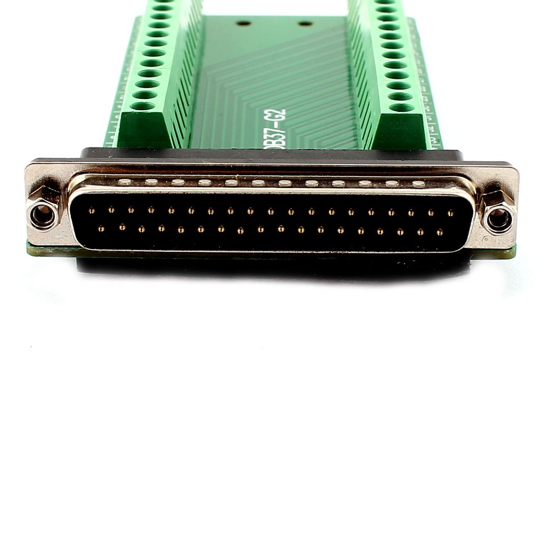 uxcell a15082500ux0039 DB37 D-SUB Male Adapter to 37Pin Terminal Two Row Screw Breakout Board